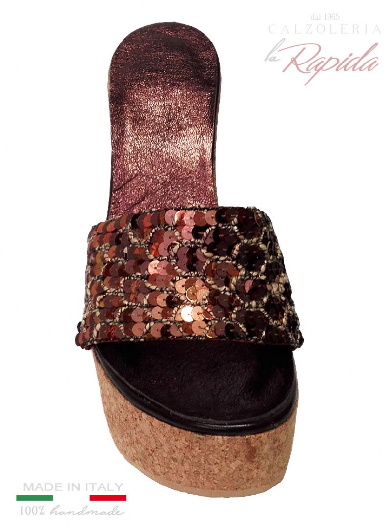 Zeppe Scarpe con Zeppa Donna in Sughero Estate | La Rapida