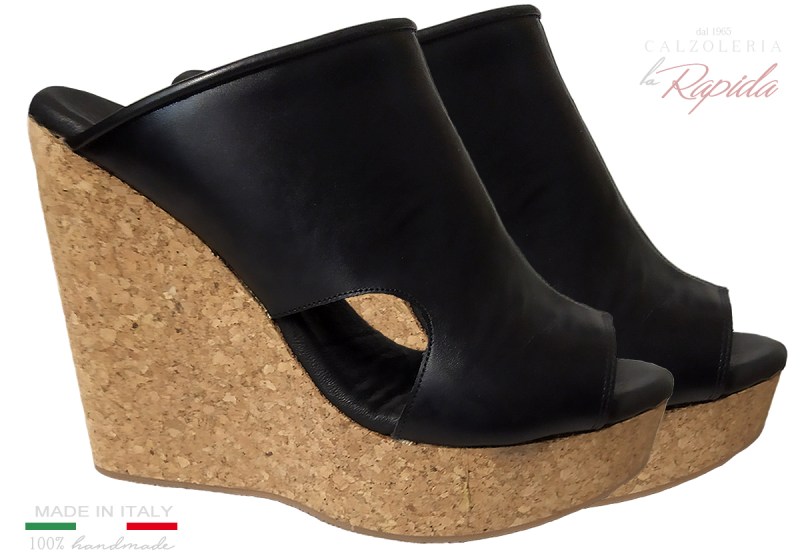 Zeppe Donna Estate 2024 in Sughero Eleganti Scarpe Estive Cork Wedges