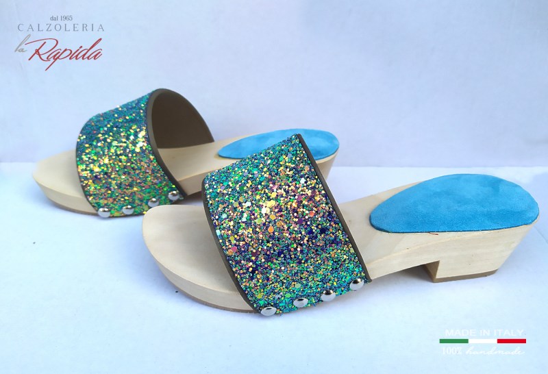 Zoccoli Clogs Bimba in Legno Estate