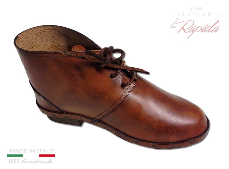 Scarpe in legno con zoccolo invernali | Pelle e cuoio | LA RAPIDA