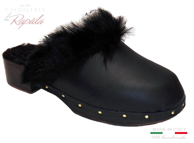 ► Pantofole con pelo invernali donna | Mada in Italy | LA RAPIDA