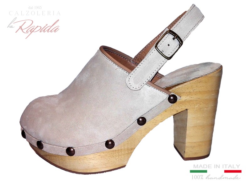 Sabot Donna Beige con laccio | LA RAPIDA