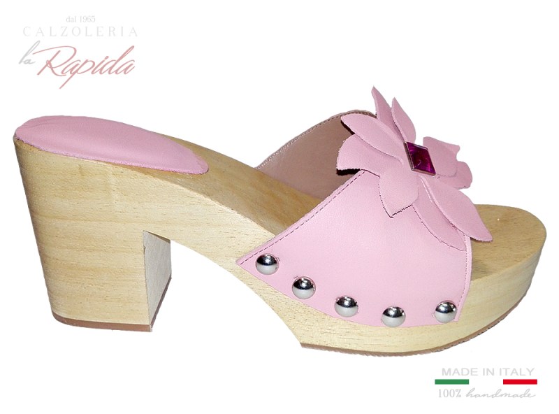 Zoccoli Donna Tacco medio e basso in legno estate 2024