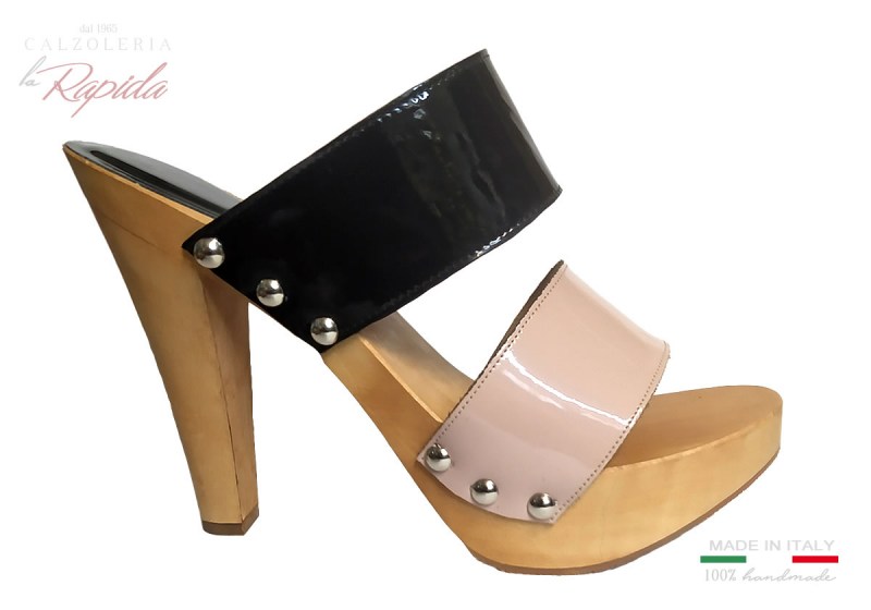 Clogs Women Black Pink Summer 2024 High Heels | La Rapida