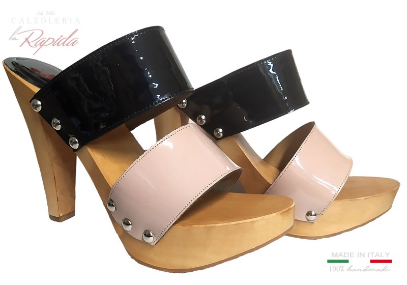 Zoccoli Alti Donna in Legno Artigianali Estate 2024 | La Rapida