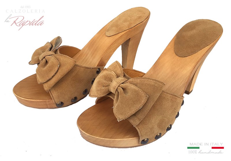 Zoccoli Moda 2024 Pelle Camoscio Estate da Mare Eleganti