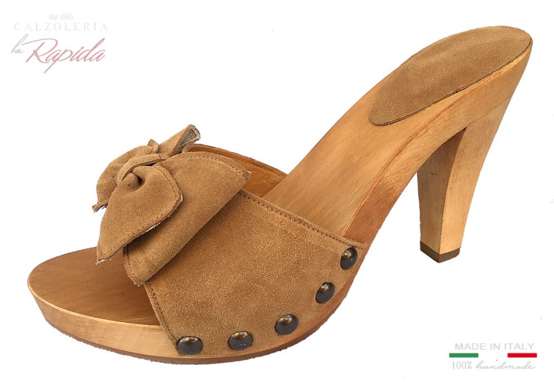 Zoccoli Eleganti Donna 2024 Moda Estate Decorazione Fiocco | La Rapida