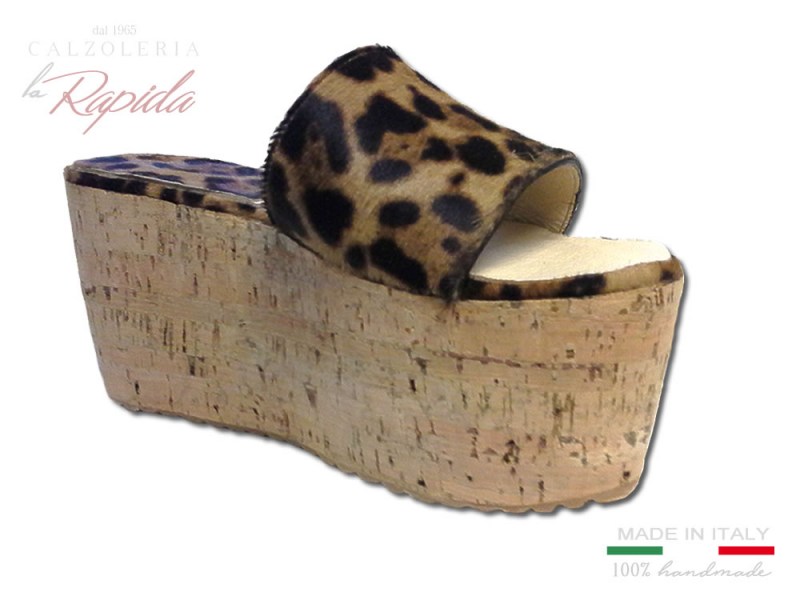 Zeppe Donna Estate Eleganti Maculate Leopardate | La Rapida